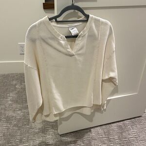 Nike Cream Waffle Knit Pullover